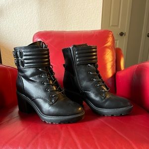 Black Moto Booties